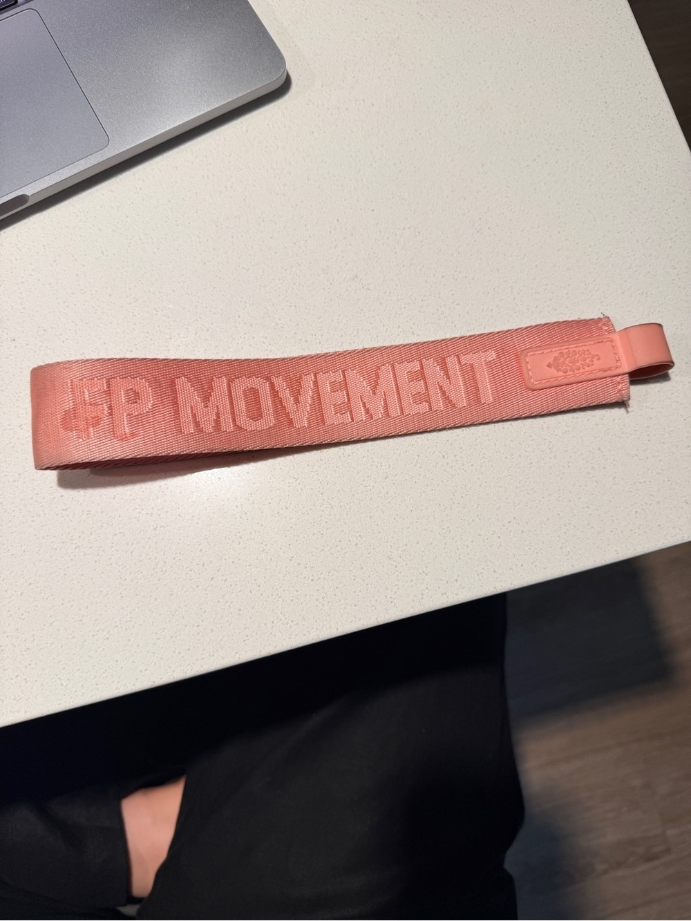 FP Movement by Free People Coral Pink there it is keychain